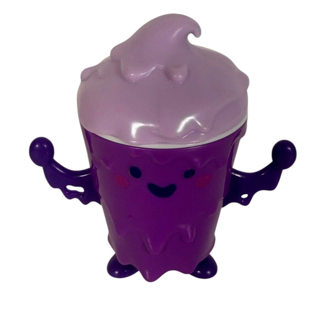 Wendy’s Meltin Frosty Frights Figure 2025 Purple Collectible Toy 3.5”